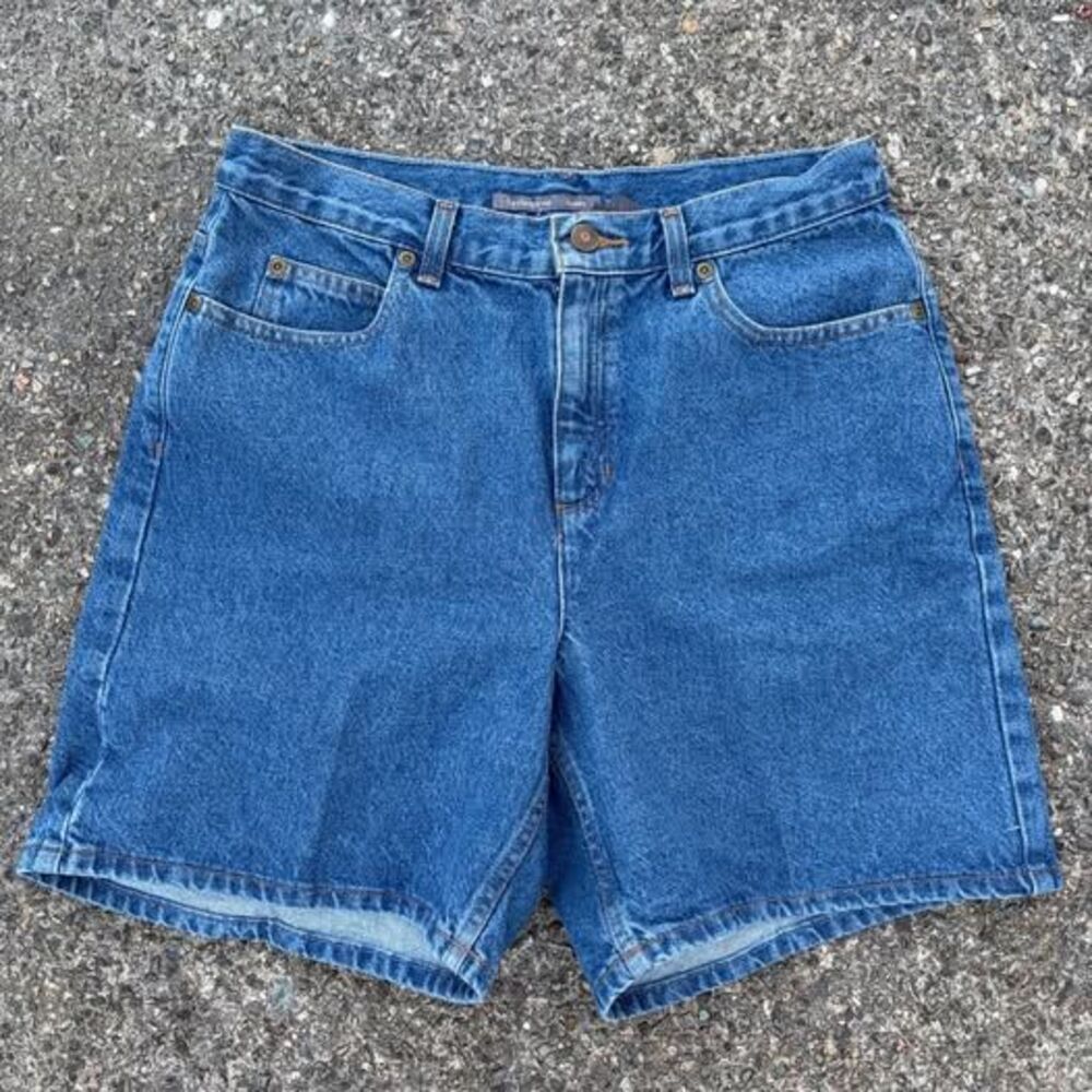 Vintage Liz Claiborne Classic Denim Shorts size 10 High Rise